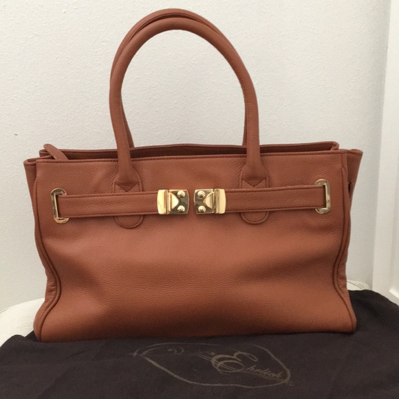 Onna Ehrlich Handbags - Onna Ehrlich Cognac Leather Purse  (NWOT)